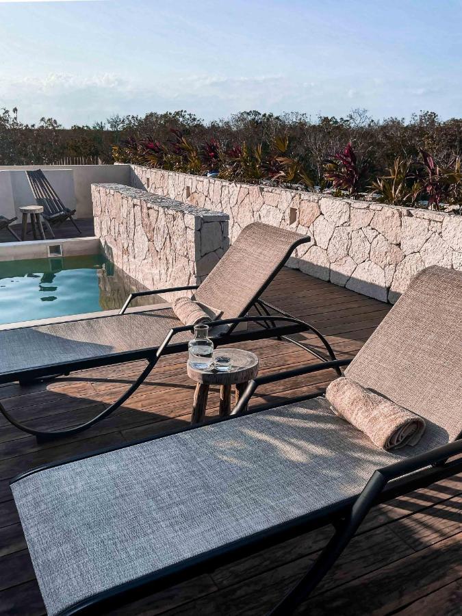 Vida Jungle Boho Apart 13 With Special Fee To Access Hotel Bardo Tulum Bagian luar foto
