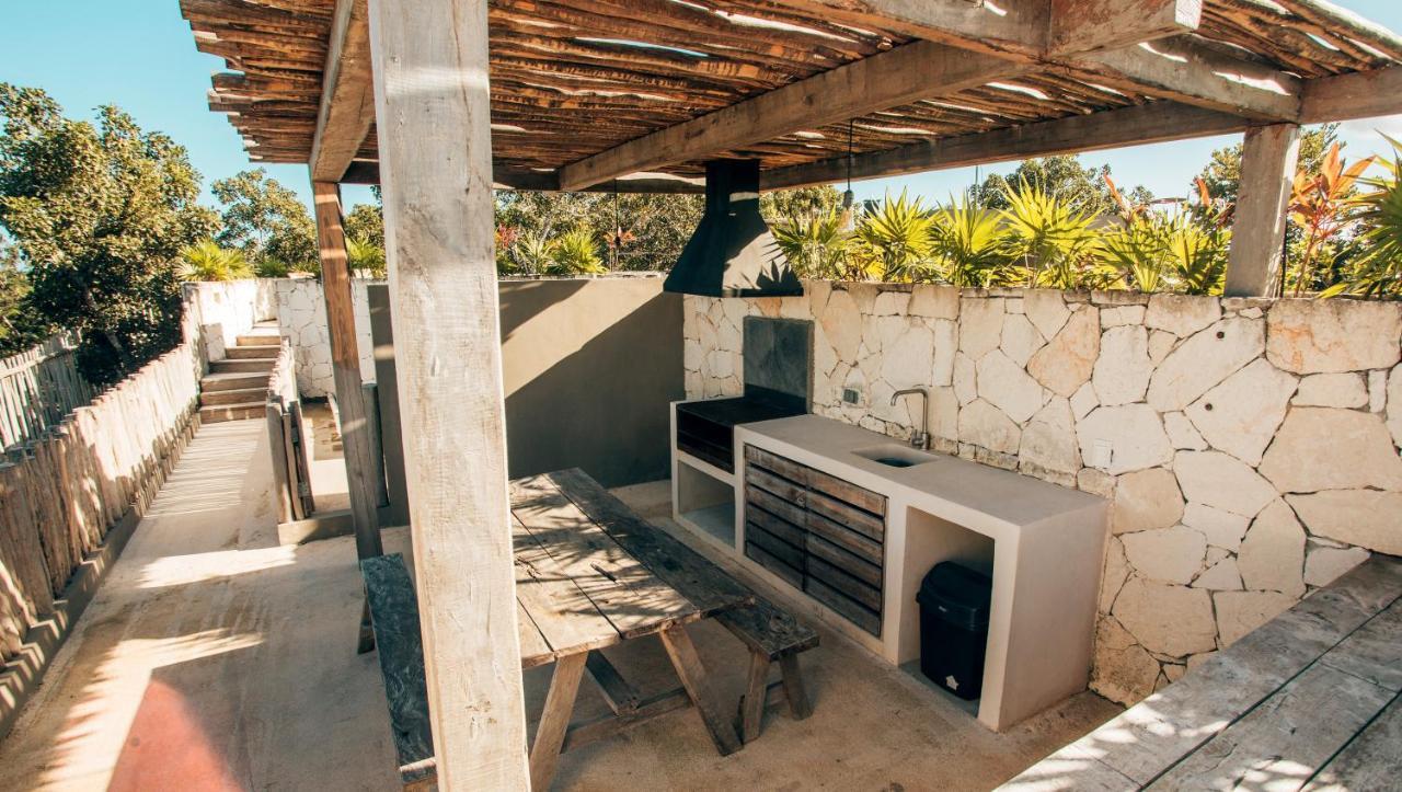 Vida Jungle Boho Apart 13 With Special Fee To Access Hotel Bardo Tulum Bagian luar foto